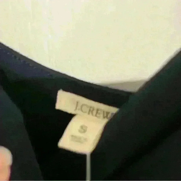 NWT J Crew Women's Navy New  Tiered Dress SZ Small Ruffle - Picture 3 of 4